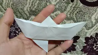 Paper Boat Making (Type II), Paper Boat With Anchor