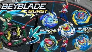 All Valtryek's Evolutions Vs Curse Satomb!! Beyblade Burst Rivals Game!! Epic Battle!!