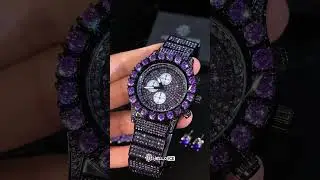 Level Up Your Drip: Purple Collection💜  #purpledrip #moissanite #streetflex  #helloice