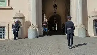 Guard Exchange Ceremony, Palazzo del Quirinale, Rome Italy
