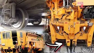 Railway Track Laying Machine || Railway track construction || pak railway mechanism || Heavy Machine