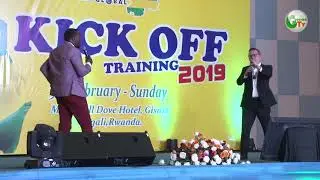 2019 KICK OFF TRAINING AIM GLOBAL RWANDA WITH COACH JOHN GAY AND GA,DR.FRANCIS  GOODRICH