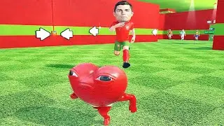 NÃO CHORAX FUGINDO DO CRISTIANO RONALDO 😂😂 | ROBLOX