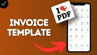 How to Create an Invoice PDF Template in ILovePDF