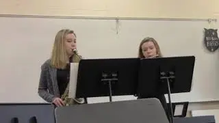 2019 MSBOA District III Solo & Ensemble Festival - Annika Wimpari & Olivia Wimpari