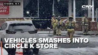 Three hurt after vehicle smashes into Circle K convenience store in Cicero