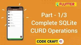 Part - 1/3  Complete SQLite |  CURD Operations in Flutter | Notes App in Urdu/Hindi.