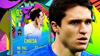 WONDERKID ⚽ 95 SUMMER STARS CHIESA PLAYER REVIEW - FIFA 21 ULTIMATE TEAM