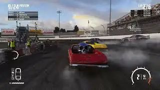 Wreckfest Career Pt 23 SPEEDWAY BUSTERS [NATIONAL AMATEURS] Demolition Racing Heat Race