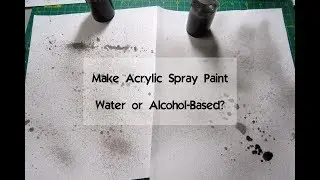 How to Make Acrylic Spray Paint? | Water or Alcohol Based Spray Paint | DIY Acrylic Mist Spray Paint