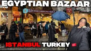 Egyptian bazaar (Spice bazaar )in Istanbul Turkey 🇹🇷