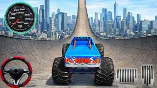 Monster Truck Stunt &mdash; When Metal Learns to Fly Without a Track | Android Gameplay #MonsterTruck