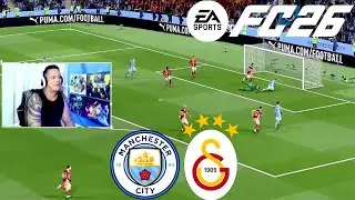 Манчестер Сити против Галатасарая: Лига чемпионов 2026. Симулятор футбола FIFA 26.