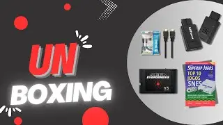 🕹️ Unboxing Mega Drive V3 EverDrive &ndash; Cartucho EDMD, HDMI 4K, Revista SuperUpJogos 🎮🔥