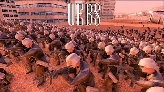 14 000 Afrika Corp 2s VS 14 000 Easterling Infantrys VS 10 000 Remaining - UEBS 2