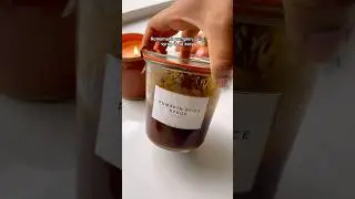 Домашний тыквенный сироп со специями приготовить очень просто и дёшево! #рецепт #сезонтыквы