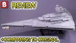 UCS Imperial Star Destroyer LEGO Set 75252 Full Review! + Comparison to Original
