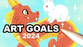 2024 ART GOALS | Year of the Dragon Doodle