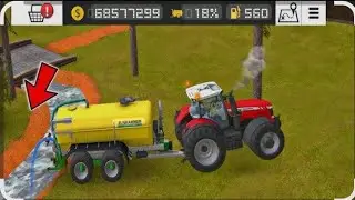Fs 18 #farming mod in spray of crop