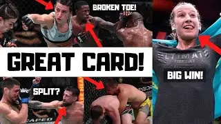 UFC Vegas 39 Event Recap Dern vs Rodriguez Full Card Reaction & Breakdown