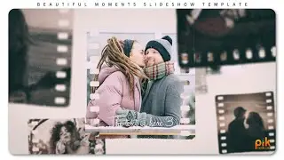 Free After Effect Slideshow Template #16 - Beautiful Moments Slideshow | Pik Templates