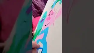 TROLLS 💖💙 #dreamworks #trolls #painting #diy #art #cartoon #sketch