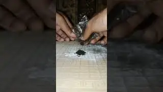#short potassium permanganate + glycerin experiment🔥 #short #experimen