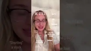 Be still