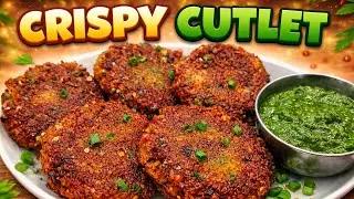 Crispy Aloo Matar Cutlet 😍 | Crispy & Spicy Snack 😋Perfect Tea Time Snack