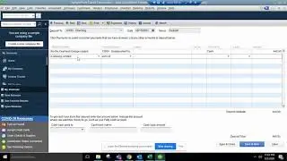 QuickBooks Desktop - Make Deposits