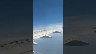 Watch the cloud and Aircraft wing​ #cloud #aircraftwing #planet