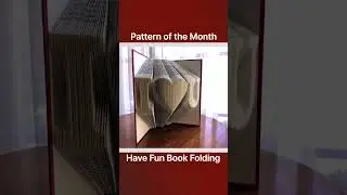 Шаблон месяца для складывания книг в феврале &mdash; это... #складываниекниг #книжноеискусство #сделайсам