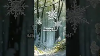 Imagine a Snowflake Forest!#SnowflakeMagic!
