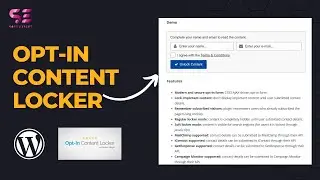 Opt-In Content Locker for WordPress - Install & Setup