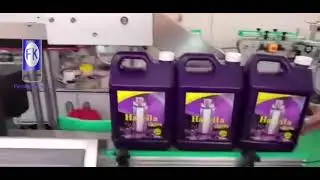 Engine Oil Bottle Double Sided Labeling Machine