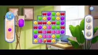Flower Shop Makeover - Level 1 gameplay match 3 logic puzzle design decorating game walkthrough