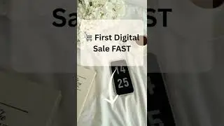How to Get Your First Digital Product Sale? #short