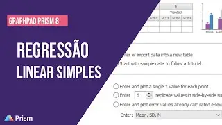 GraphPad Prism| Como fazer uma Regressão Linear Simples?