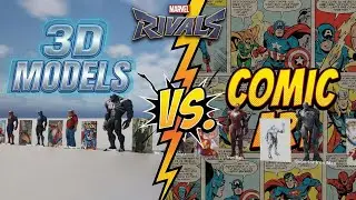 Marvel Rivals: 3D Models vs. Comic Art Comparison Part 1
