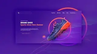 Professional Website Hero Banner Design | Adobe Photoshop Cc