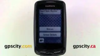 Garmin Edge 800 GPS Bike Computer - Heart Rate Settings