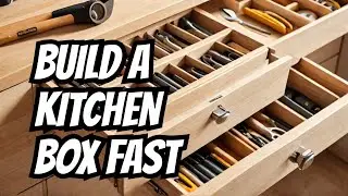 DIY Kitchen Storage Box in 24 Hours with SIMPLE Tools