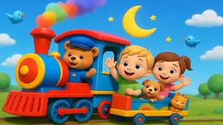 🌙✨ Twinkle Train Song  ✨🌙 |    @KiddoWorld-kw  Nursary Rhyme And Song