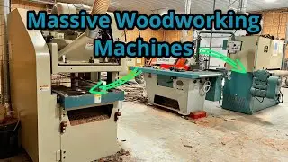Huge 50 hp. surface planer. Take a look at some massive woodworking equipment. ￼