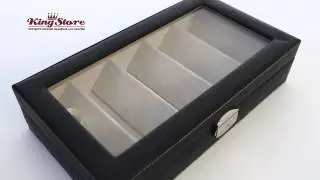 Шкатулка для 5 очков DY6539 black King-store.ru
