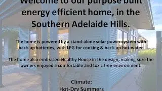 EcoHouses Adelaide Hills-Off Grid