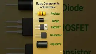 basic components of electronic #register #diode #MOSFET #transistor #capacitor