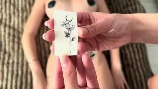 Inked Elegance: Fashion Try-On with a Young and Beautiful Girl