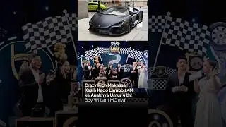 Ulang Tahun ke 9 dapat kado Lamborghini 25M! Crazy Rich Makassar