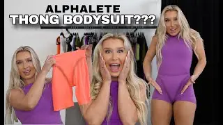 БОДИ-СТРИНГИ ALPHALETE?? Повезло или не повезло | Честный обзор/примерка коллекции Tenacity Heatwave